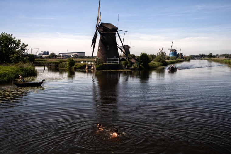 Olanda, KINDERDIJK: Un tuffo tra i mulini
