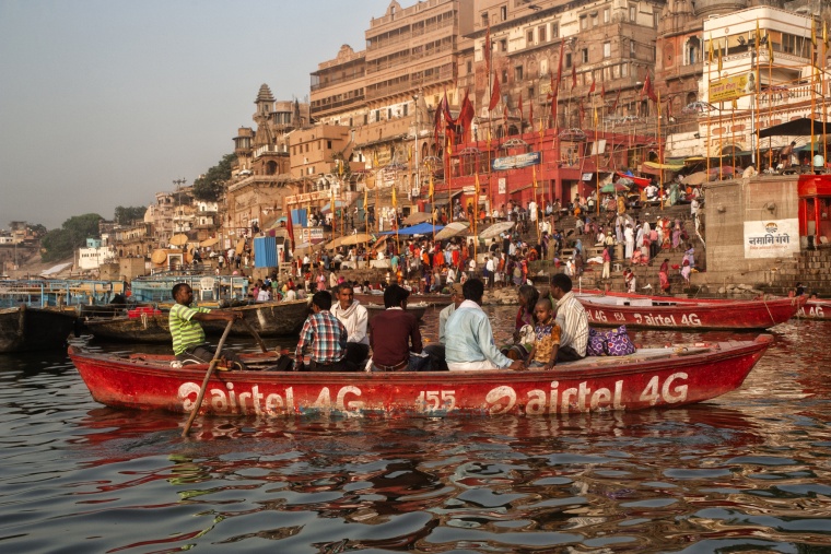India, VARANASI: Sì, l'ho fatto il giro in barca!