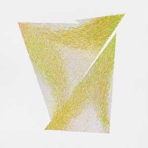 Ritrovarsi, 2018, acrilico su carta, 75 x 56 cm